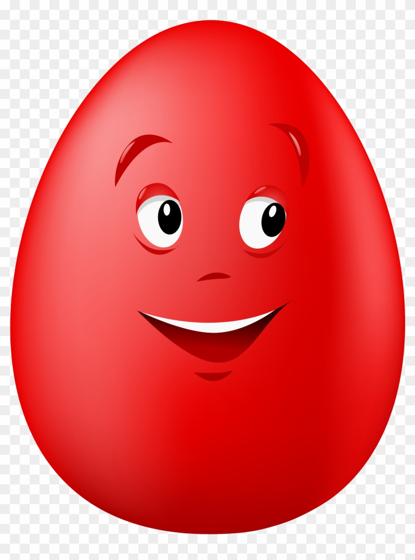 0, - Red Easter Eggs Cartoon #1002887