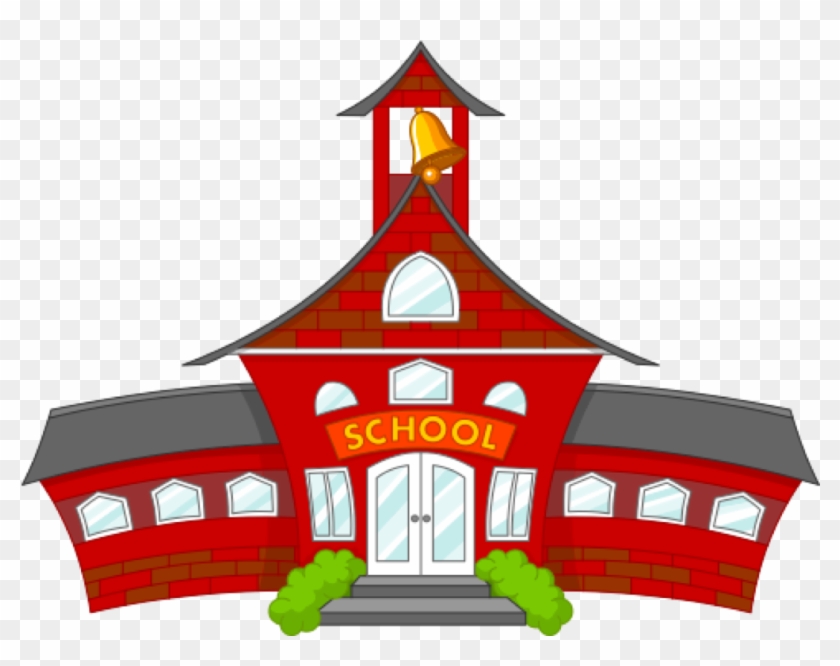 Clipart Of School Building #1002903