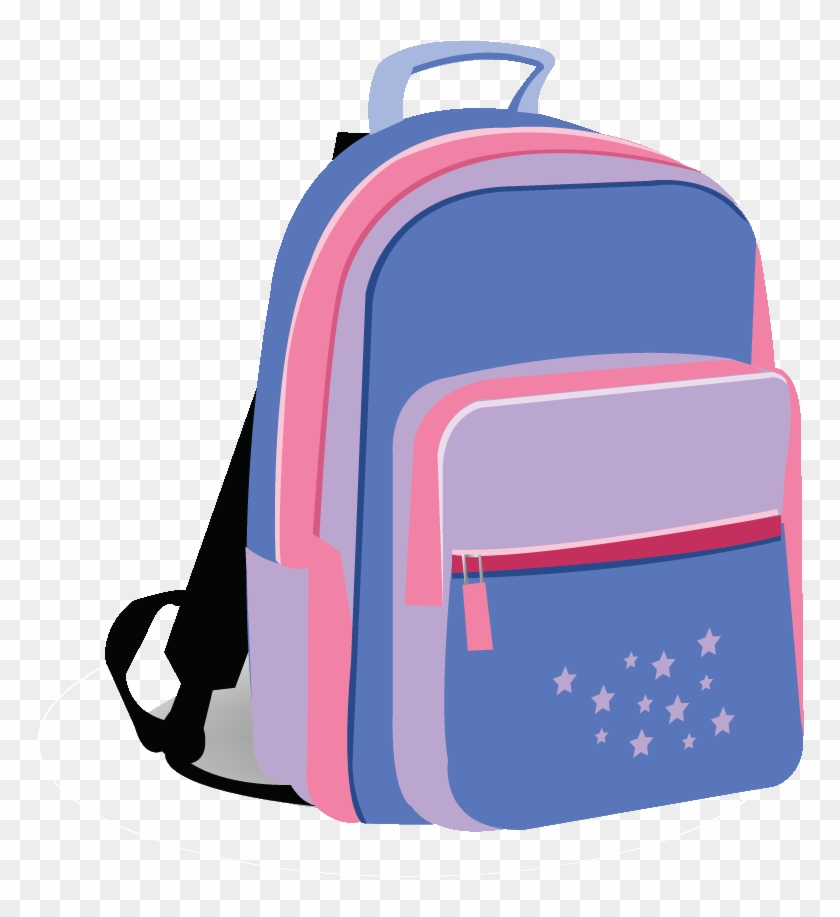 Full Quality Pictures - Pink Backpack Clip Art #1002910