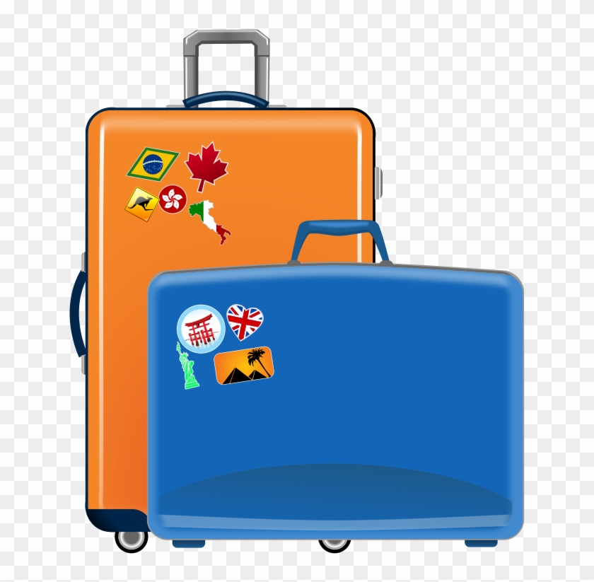 Transparent Blue Suitcase Png Clipart Picture - Cartoon Suitcase Png #1002922