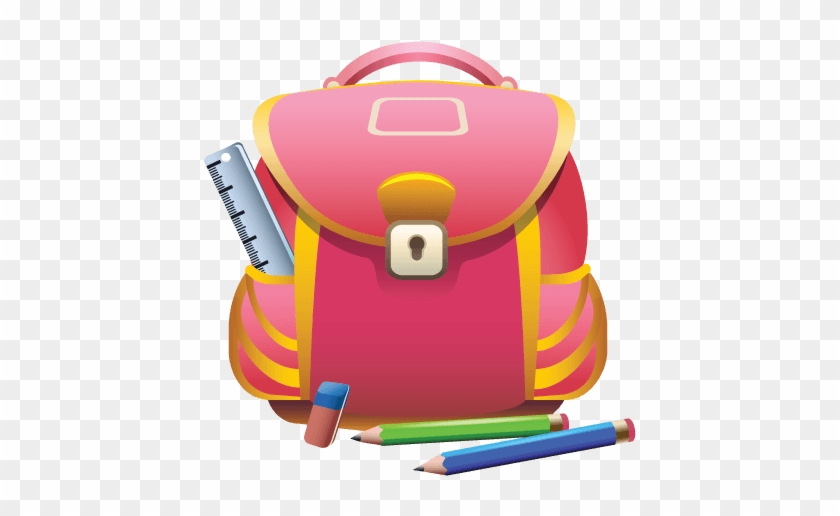School Bag Clipart Png - School Bag Clipart Png #1002923