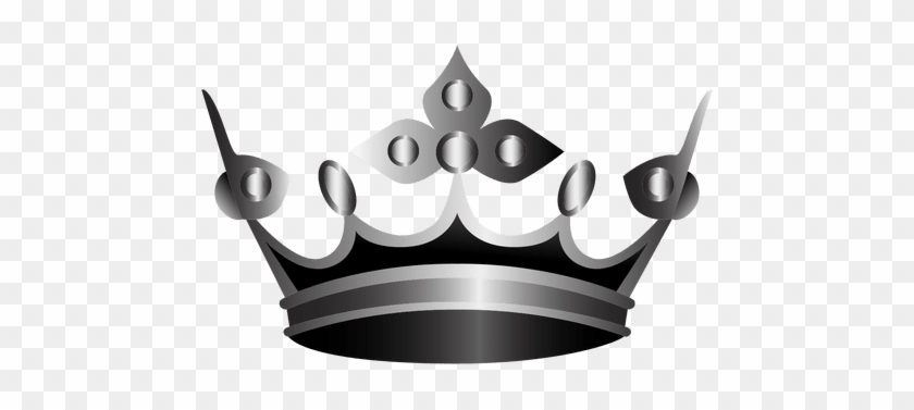 Crown Religion Illustration Transparent Png - 3d Crown Black And White Transparent Background #1002928