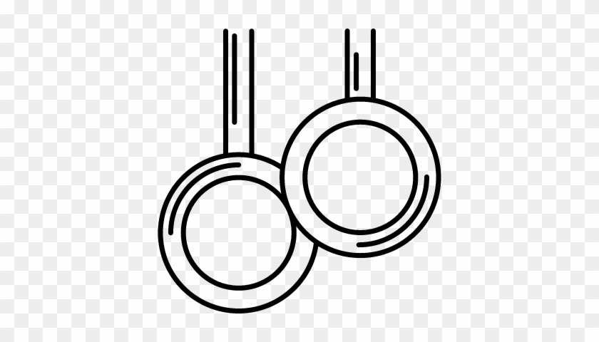 Gymnastic Rings Vector - Gymnastic Rings Vector Png #1002960