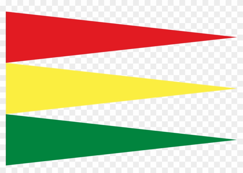 1280px-ethiopian Pennants - Svg - Pennant Flag Yellow And Red #1002973