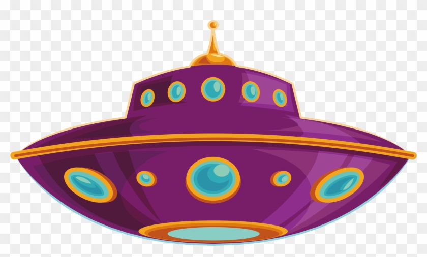Unidentified Flying Object Flying Saucer Cartoon - Летающая Тарелка Png #1003031