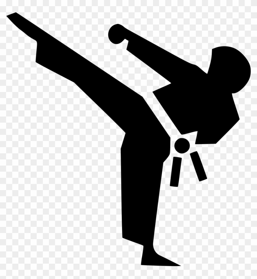 Karate Figures Clipart Kid - Martial Arts Clip Art #1003085