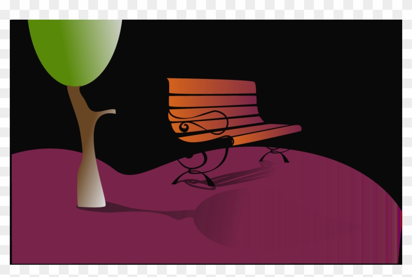 Clipart Tree Park Clipart - Chair #1003095