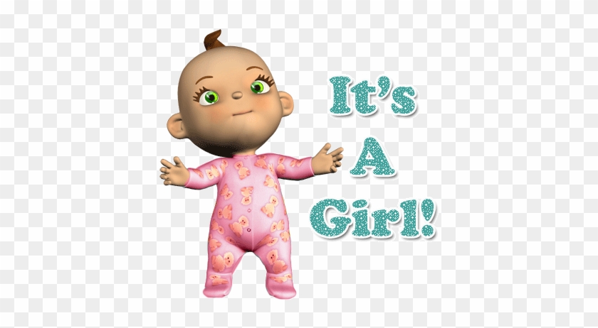 Glitter Graphic Baby Girl Graphic,glitter Gif - It's A Girl Animated Gif #1003227