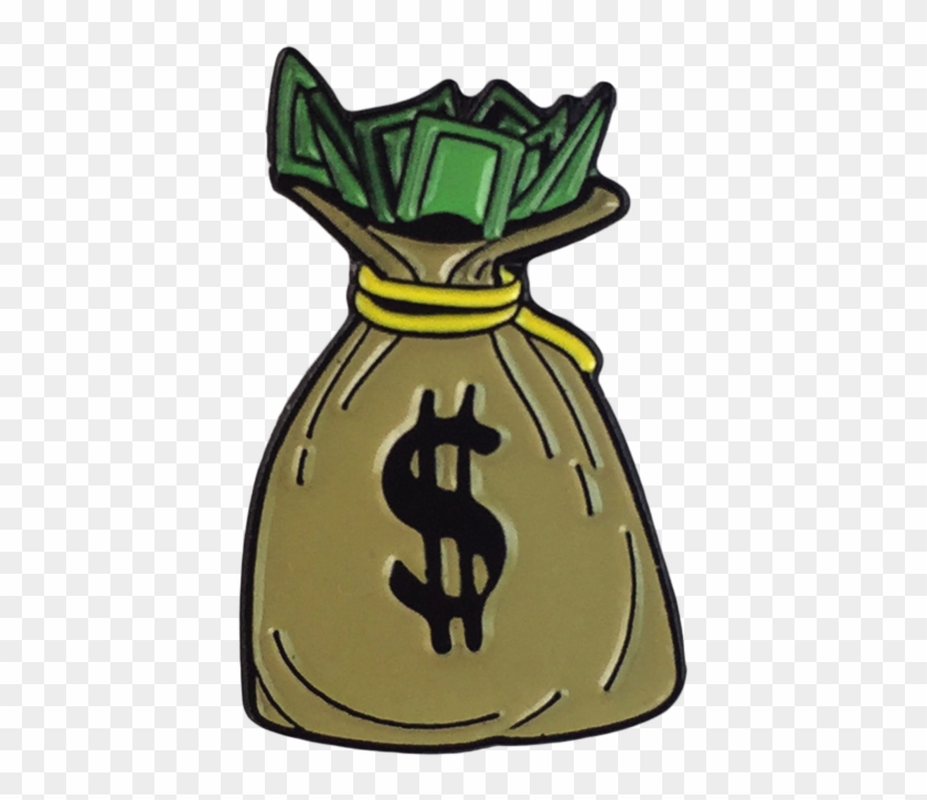 'money Bag' Lapel Pin Hutchla - Scrooge Mcduck Money Bag #1003285