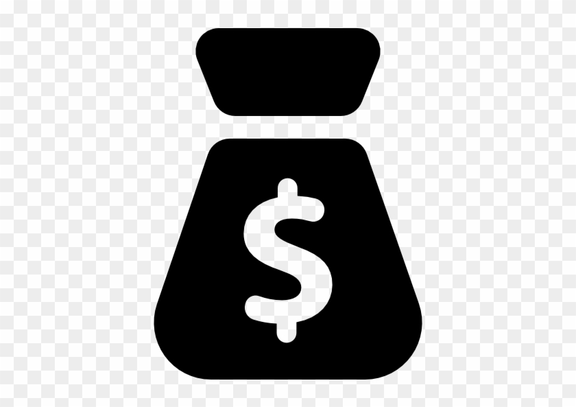 Money Bag Silhouette Vector - Money Silhouette #1003287