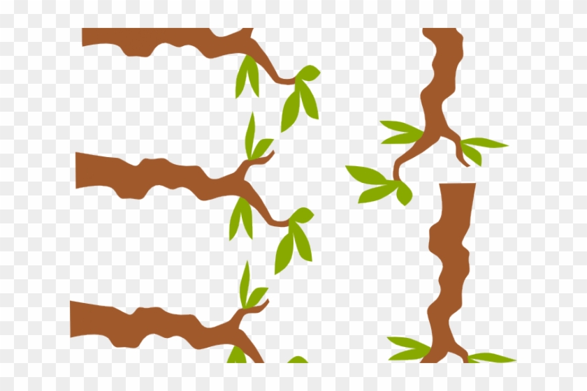 Branch Clipart Jungle Tree Branch - Clip Art #1003331