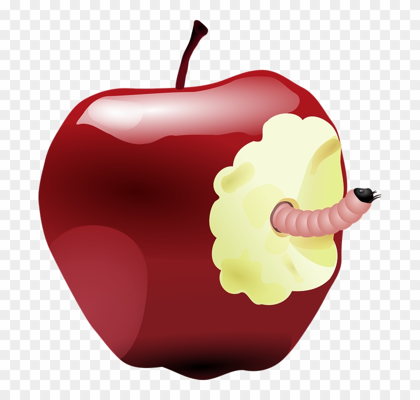 Cute Apple Cliparts 11, Buy Clip Art - Bitten Apple #1003340