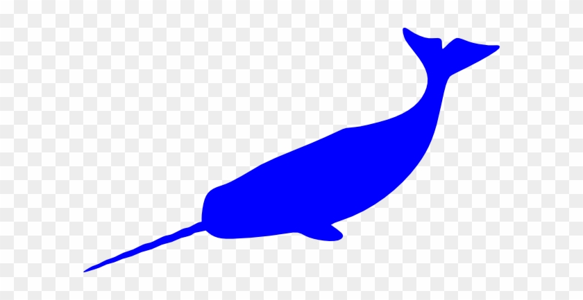 Narwhal Siloette Clipart #1003361