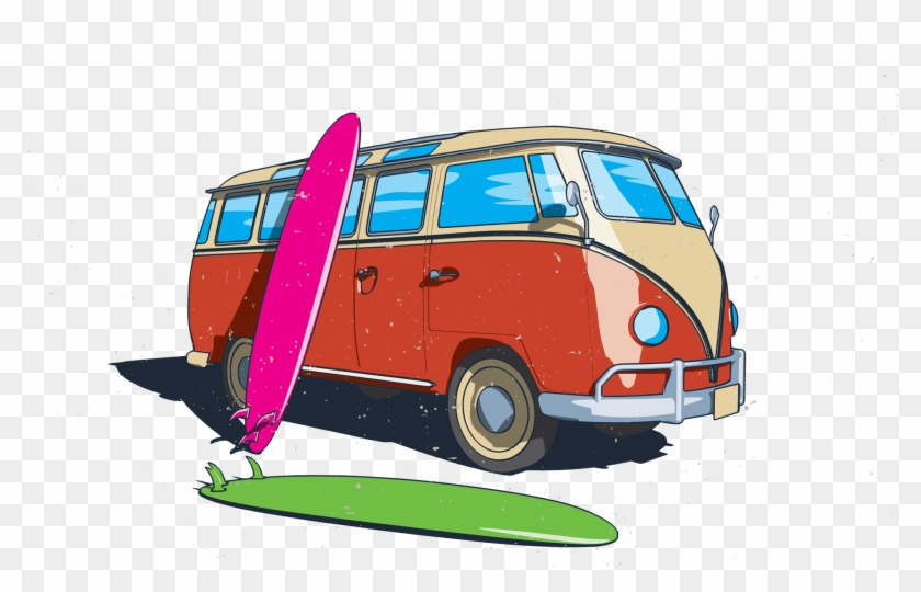 Vans Clipart Vw Bus - Design Surf #1003375