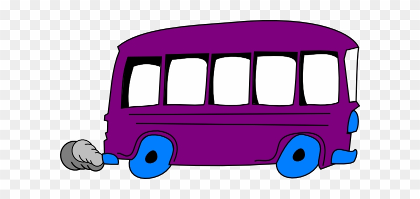 Purple Bus Clipart - Bus Stop Toy Shop #1003376