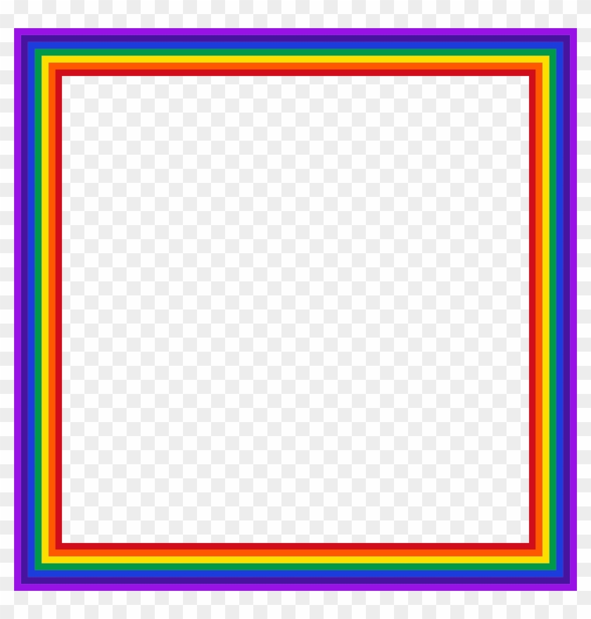 Rainbow Square 2 - Cross-stitch #1003380