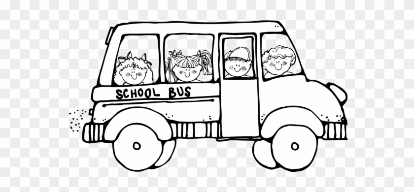 Alert Famous School Bus Coloring Pages For Preschool - School Bus Clipart Black And White #1003438