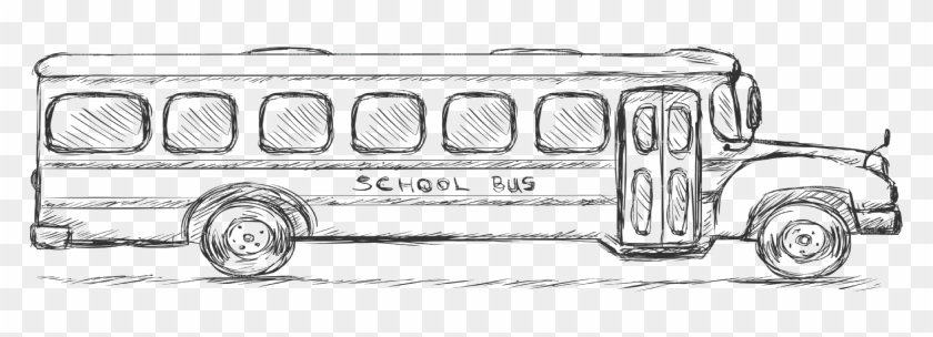 Wise School Transportation Manages Buses And Vehicles - Sketch Of A School Bus #1003443