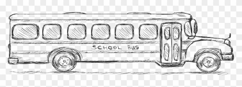 Wise School Transportation Manages Buses And Vehicles - Sketch Of A School Bus #1003443