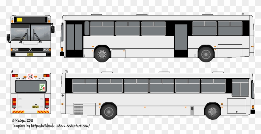 City Bus Wrap Template #1003446