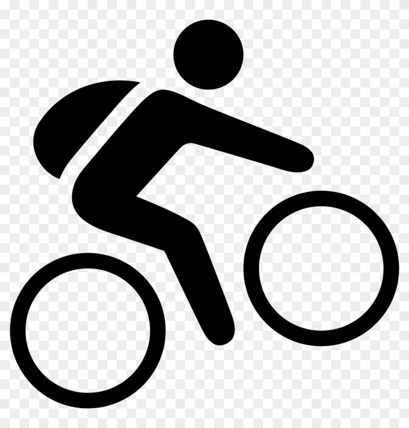 Cycling Mountain Bike Filled Icon - Bikig Icon Png #1003644