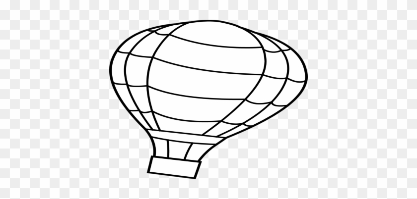 Coloring Trend Thumbnail Size Vintage Hot Air Balloon - Hot Air Balloon Colouring Page #1003660