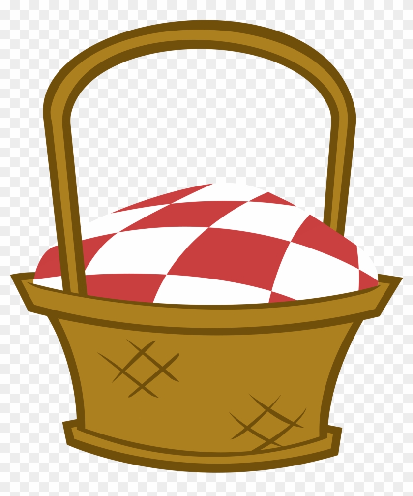 Picnic Basket Clipart Black And White - Little Red Riding Hood Basket Clipart #1003667