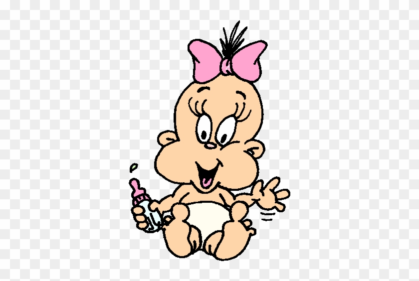 Free Baby Clipart - Cartoon Baby Girl #1003858