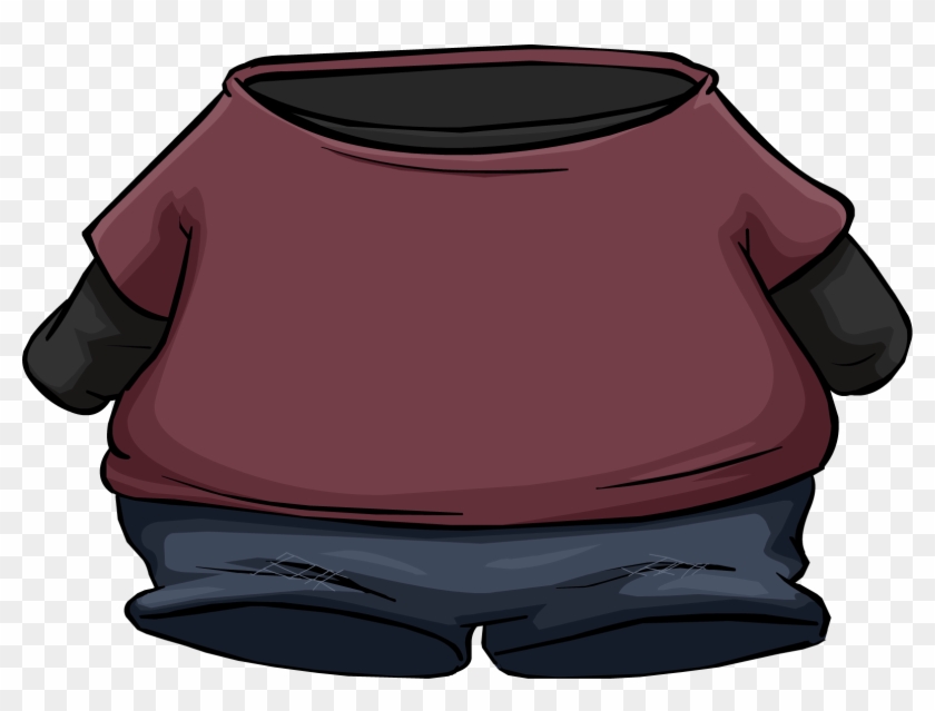 Red Undercover Shirt - Club Penguin Red Shirt #1003875