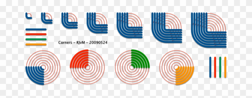 Concentric Corners - Circle #1003907