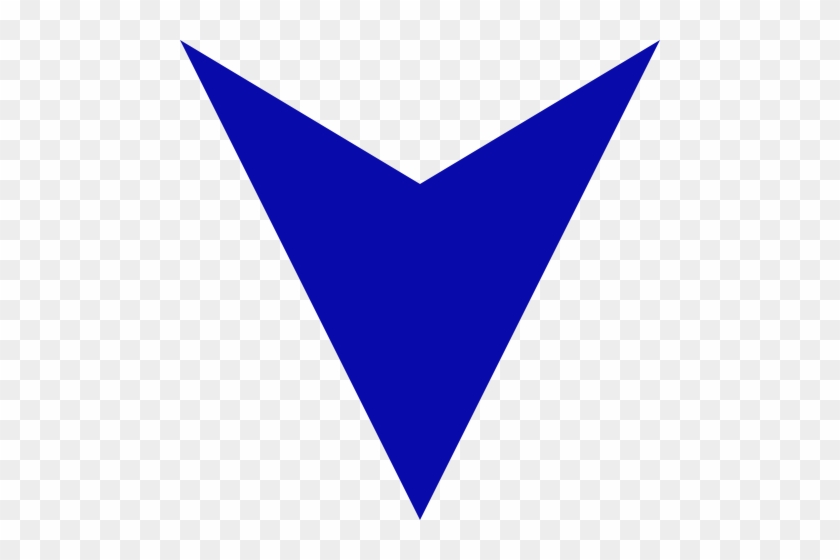 240 × 240 Pixels - Blue Arrow Pointing Down #1003931