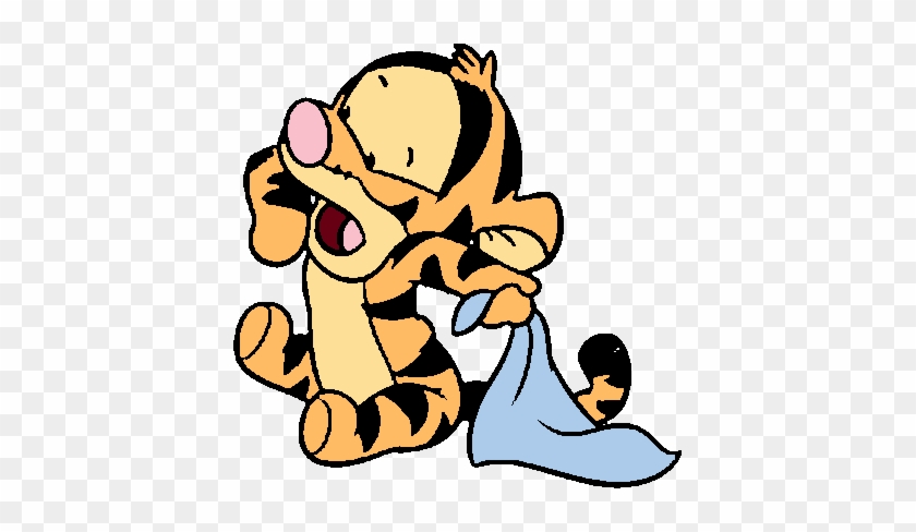 Cartoon Baby Tiger Clipart - Winnie The Pooh Baby #1003932