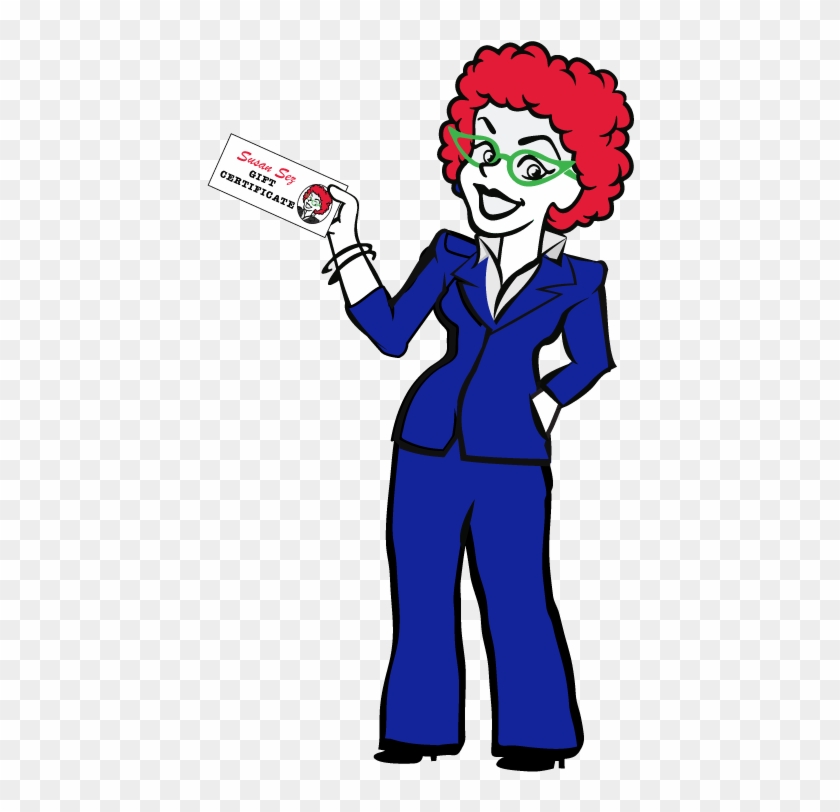 Buy A Susan Sez Gift Certificate - Cartoon #1003936