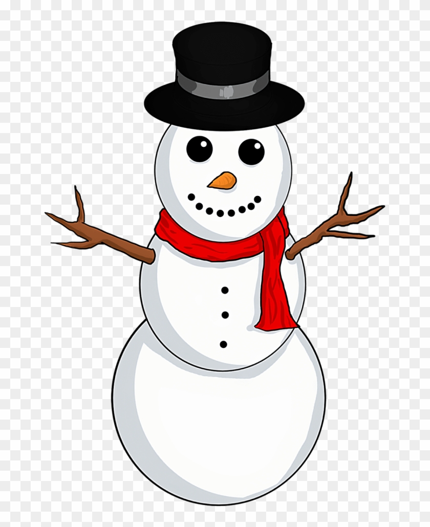 Free Clip Art Happy New Year 6 - Snow Man Clipart #1003965