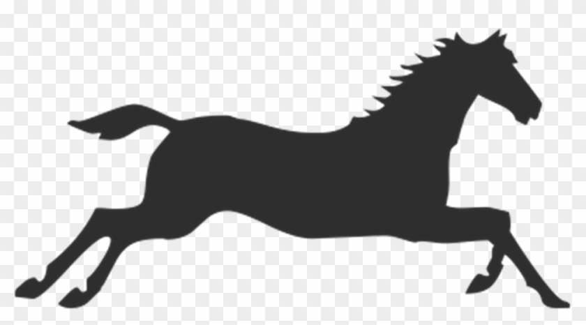 Running Horses Silhouette 9, Buy Clip Art - Galloping Horse Clip Art #1003972