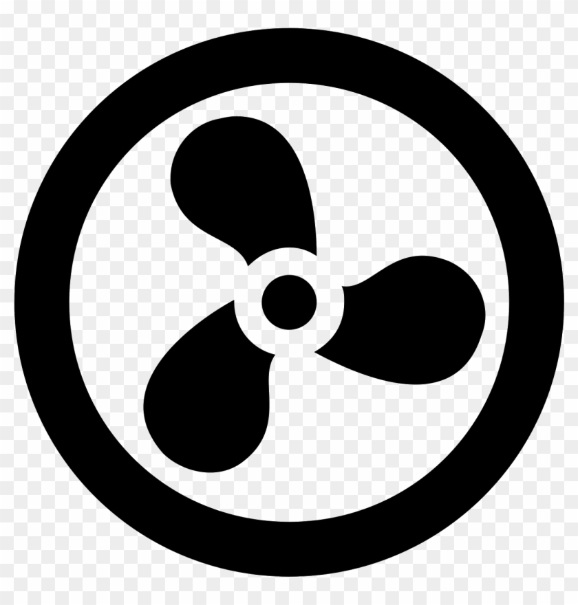 Computer Icons Fan Computer Software Black & White - Free Icon Fan #1004010