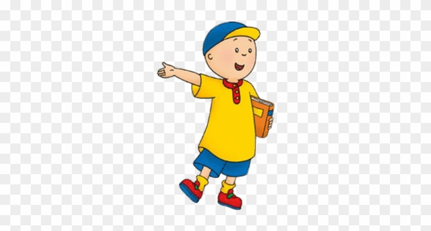 Caillou Holding A Book - Caillou Cartoon Characters #1004059