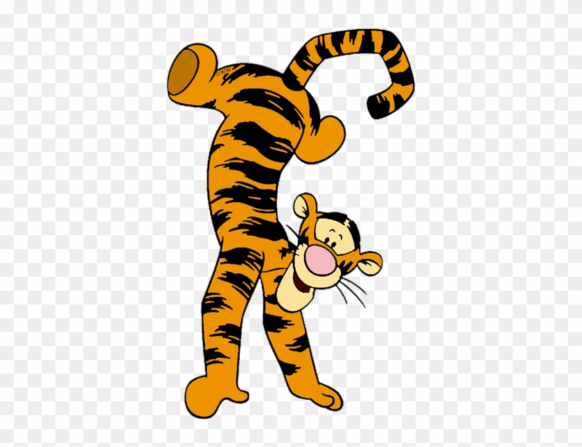 Upside Down Clipart Handstand - Tiggers Tall Tales A Mouse Works Chunky Roly-poly Book #1004064