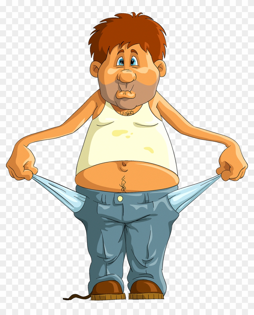 Cartoon Royalty-free Clip Art - Man With Empty Pockets - Free Transparent  PNG Clipart Images Download
