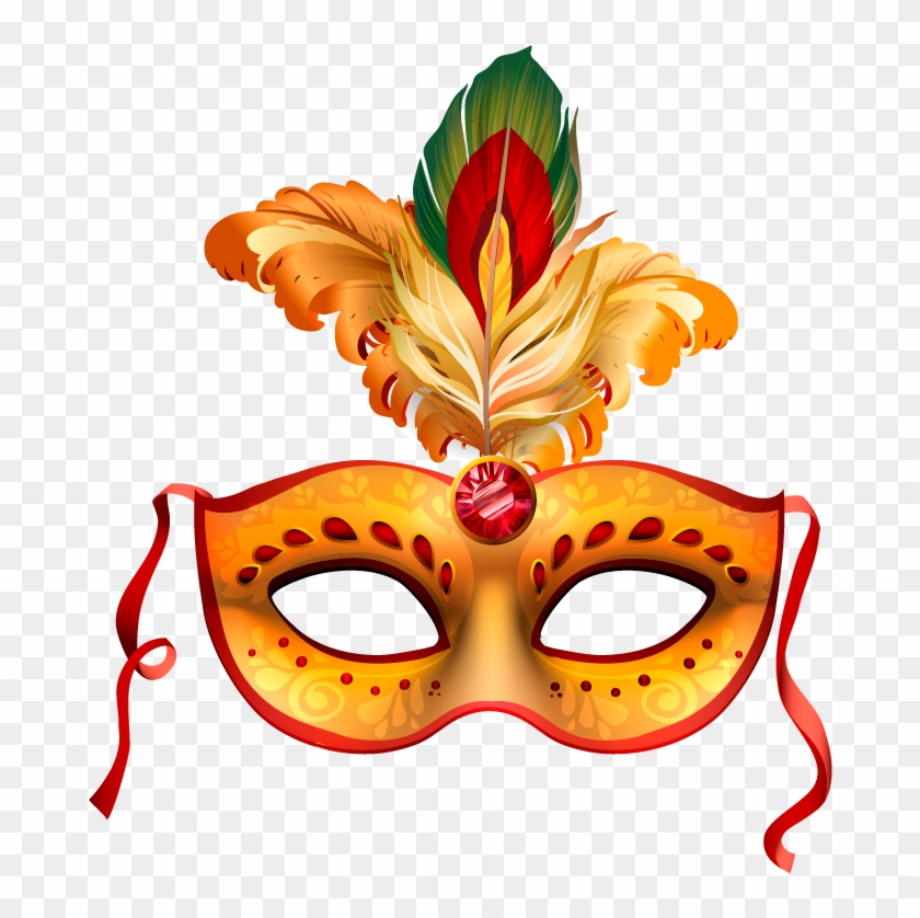Brazilian Carnival Carnival In Rio De Janeiro Mask - Mascara De Festa Png #1004171