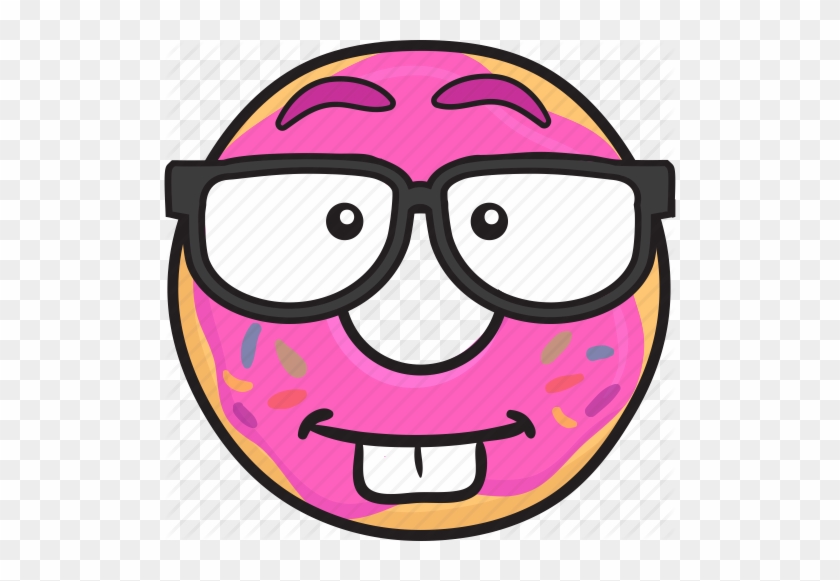 Bakery Cartoon Donut Doughnut Emoji Smiley Icon Icon - Gurnick Academy Of Medical Arts #1004206