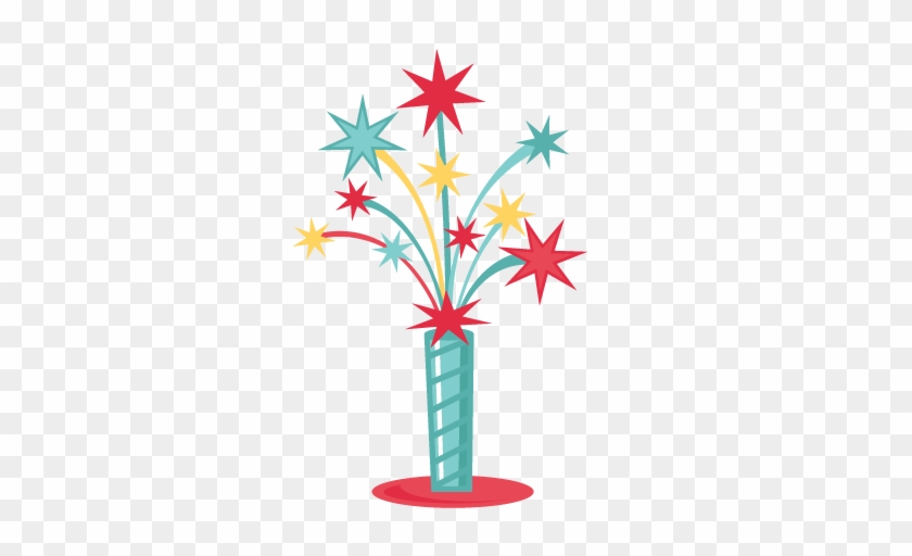 Fireworks Border - Cute Firework Set Clipart #1004209