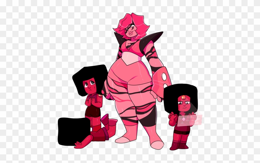 Rhodonite And Her Rubies - Digital Media #1004285