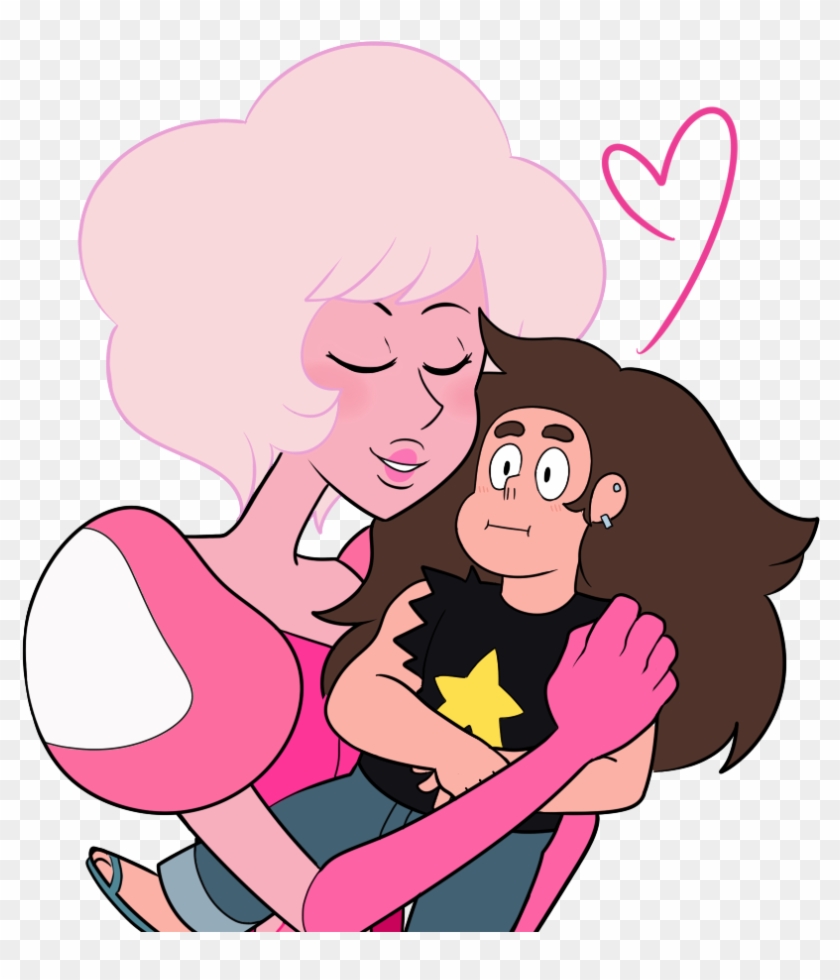 Steven Universe Greg Universe Hair Pink Woman Facial - Steven Universe Pink Diamond And Pearl #1004302