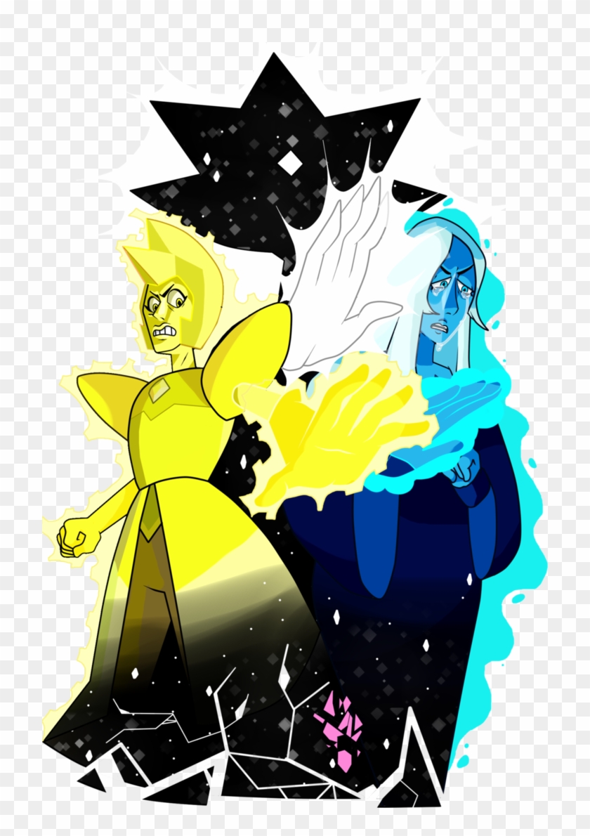 The Diamond Attack Render By Misteryoshiandwatch - Steven Universe Diamante Blanco #1004313