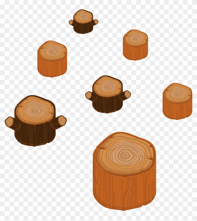 Wood Tree Stump Cartoon - Transparent Tree Stumps Cartoon #1004359