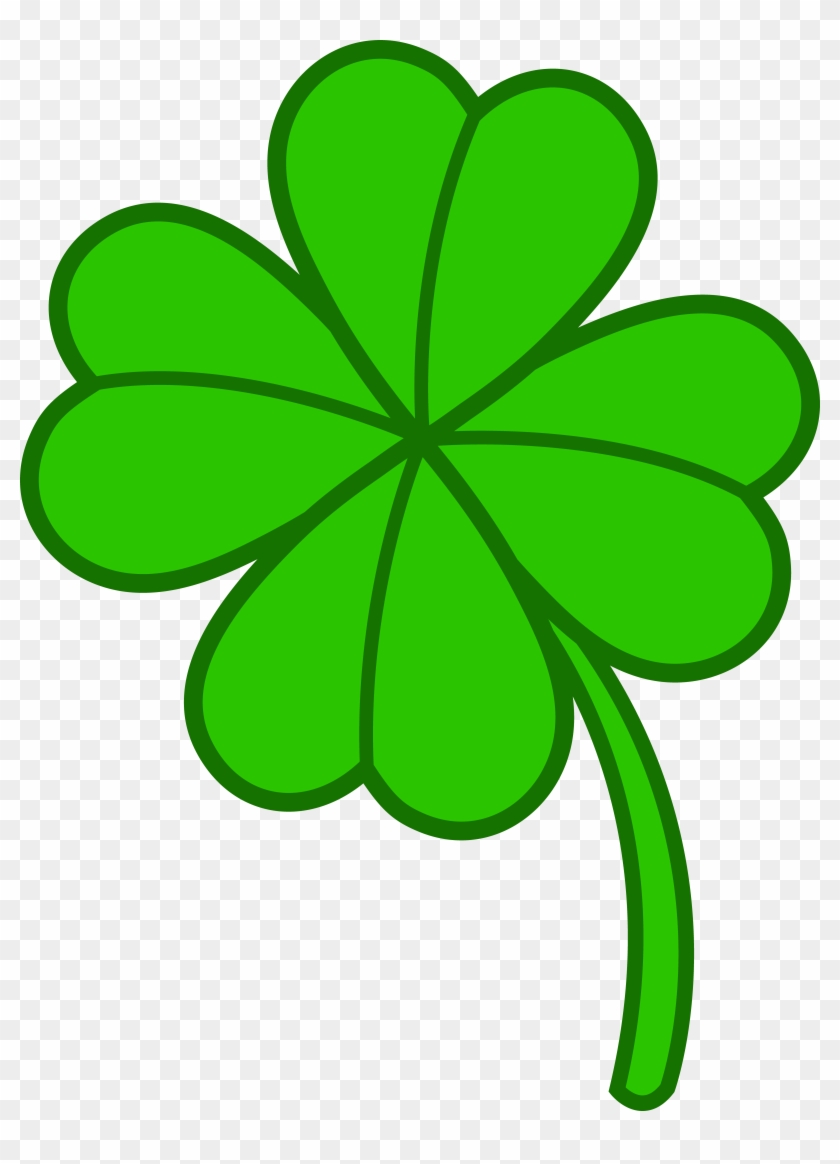 Clover Clipart Four Leaf Clover - Four Leaf Clover Clip Art #1004367