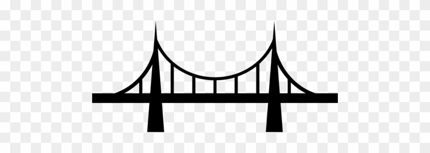 Free Png Suspension Bridge Png Images Transparent - Bridge Black And White Clipart #1004412