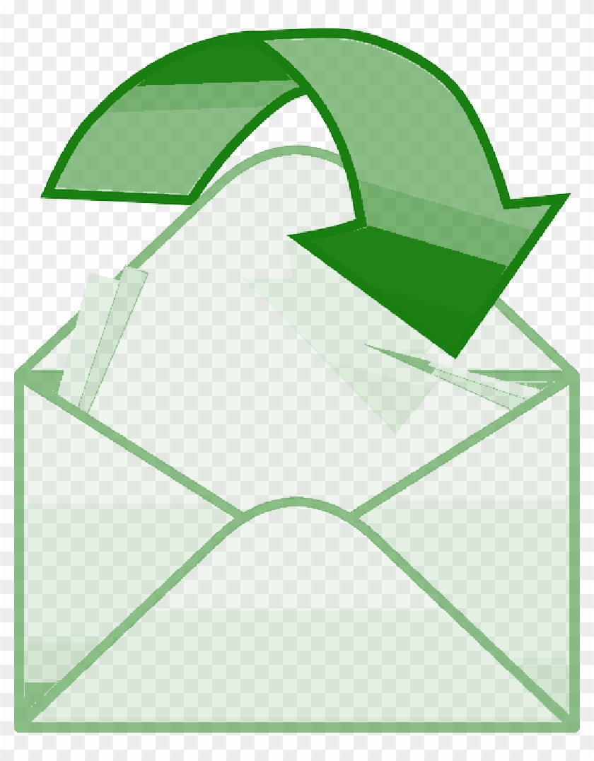 Green, Envelope, Arrow, Envelop, Close, Opening - Open Envelope #1004432