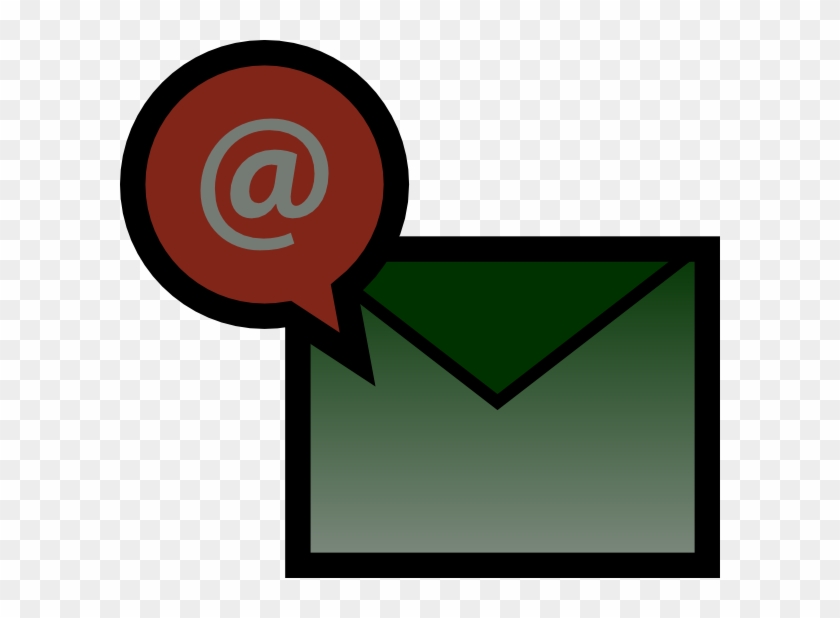 This Free Clip Arts Design Of Green Email Envelop - Simbolo De Uma Carta #1004465